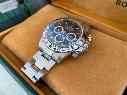 Incredible Replica Rolex Daytona 16520 Zenith El Primero Caliber 4030 Automatic Movement 40mm Steel Case Mens/unisex Watch - Image 5