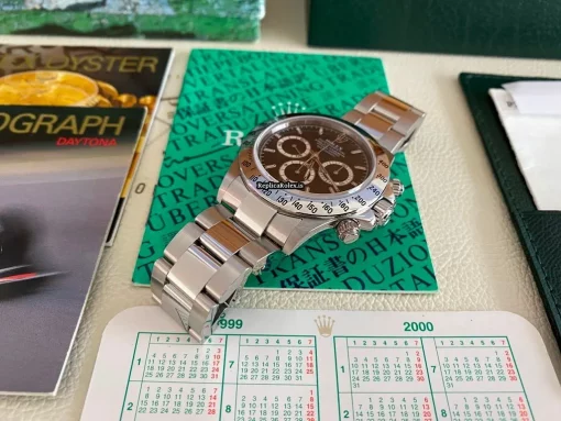 Incredible Replica Rolex Daytona 16520 Zenith El Primero Caliber 4030 Automatic Movement 40mm Steel Case Mens/unisex Watch - Image 6