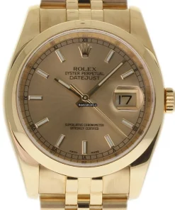 Epic Replica Rolex Datejust 116208 Automatic Movement 36mm Yellow Gold Case Mens/unisex Watch