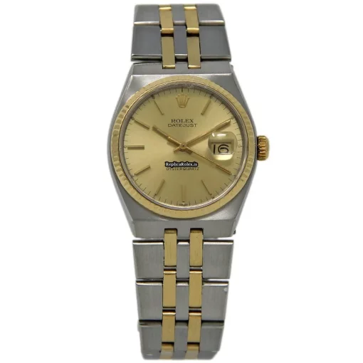 Cheap Copy Rolex Datejust Oysterquartz 17013 Quartz Movement 36mm Steel Case Mens/unisex Watch - Image 2