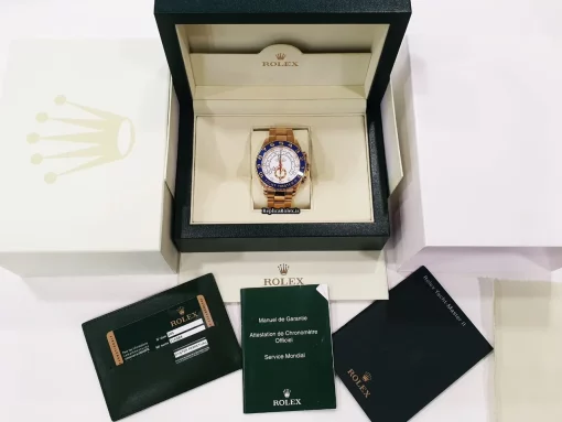 Well Made Replica Rolex Yacht-master II 116688 Caliber 4161 Automatic Movement 44mm Yellow Gold Case Mens/unisex Watch - Image 4