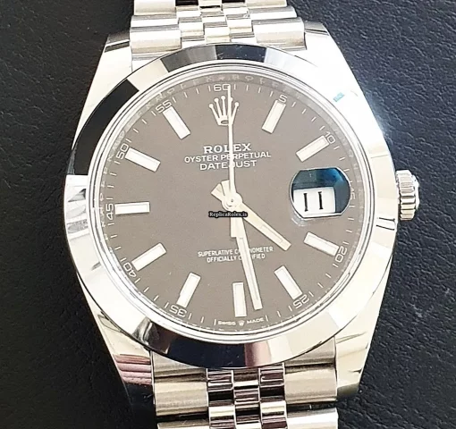 Inexpensive Replica Rolex Datejust 126300 Caliber 3235 Automatic Movement 41x48mm Steel Case Mens/unisex Watch - Image 10