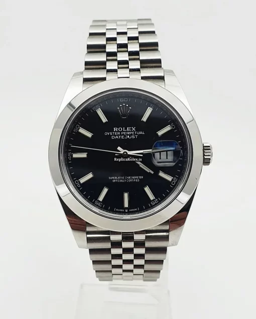 Inexpensive Replica Rolex Datejust 126300 Caliber 3235 Automatic Movement 41x48mm Steel Case Mens/unisex Watch - Image 2