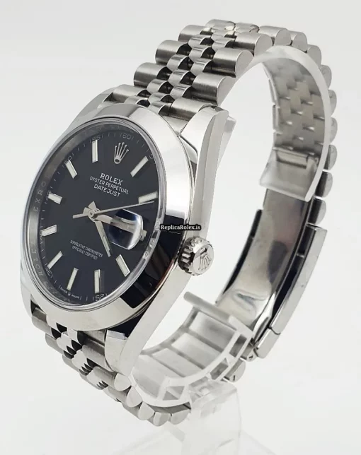 Inexpensive Replica Rolex Datejust 126300 Caliber 3235 Automatic Movement 41x48mm Steel Case Mens/unisex Watch - Image 3