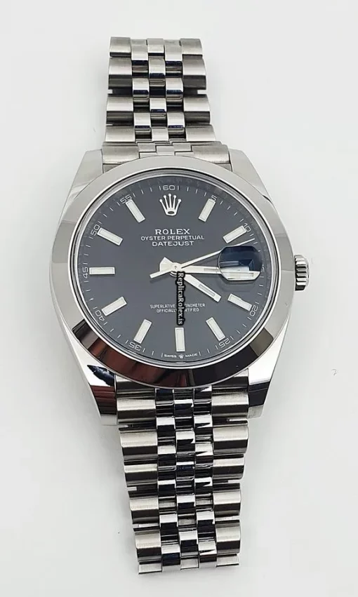 Inexpensive Replica Rolex Datejust 126300 Caliber 3235 Automatic Movement 41x48mm Steel Case Mens/unisex Watch - Image 5