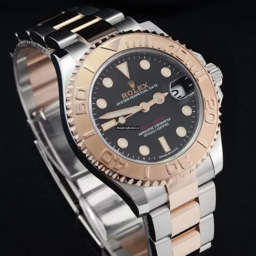 Reliable Replica Rolex Yacht-master 37 268621 Caliber 2236 Automatic Movement 37mm Gold/steel Case Mens/unisex Watch - Image 9