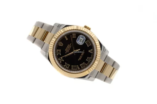 Fantastic Fakes Rolex Datejust II 116333 Caliber 3136 Automatic Movement 41mm Gold/steel Case Mens/unisex Watch - Image 2