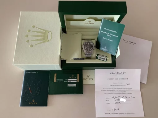 Defect Replica Rolex Explorer II 216570 Caliber 3186 Automatic Movement 42mm Steel Case Mens/unisex Watch - Image 2