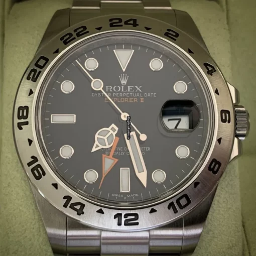 Defect Replica Rolex Explorer II 216570 Caliber 3186 Automatic Movement 42mm Steel Case Mens/unisex Watch - Image 5