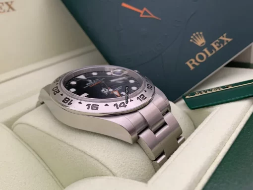 Defect Replica Rolex Explorer II 216570 Caliber 3186 Automatic Movement 42mm Steel Case Mens/unisex Watch - Image 7