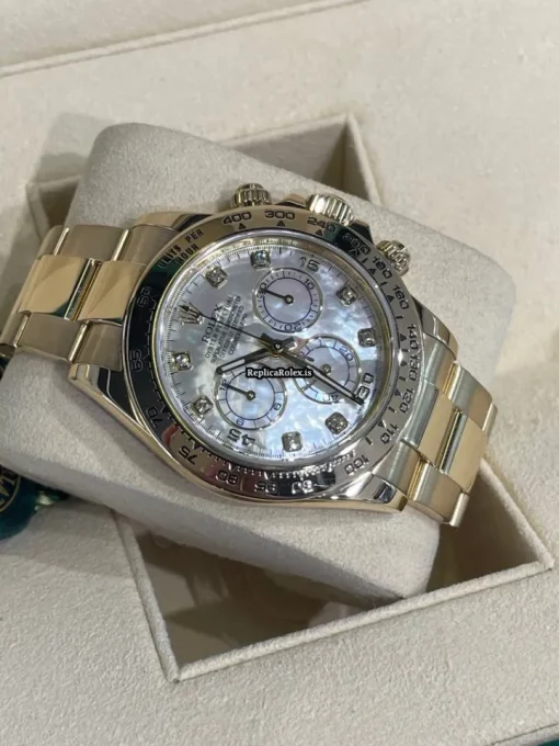 Epic Fakes Rolex Daytona 116508 Caliber 4130 Automatic Movement 40mm Yellow Gold Case Mens/unisex Watch