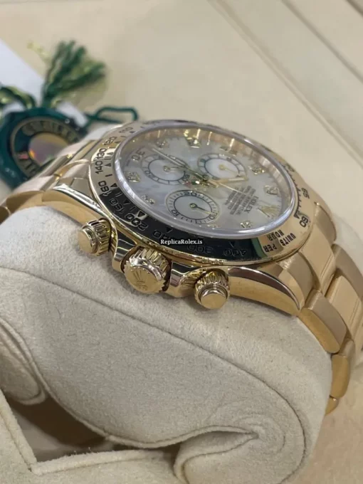 Epic Fakes Rolex Daytona 116508 Caliber 4130 Automatic Movement 40mm Yellow Gold Case Mens/unisex Watch - Image 3