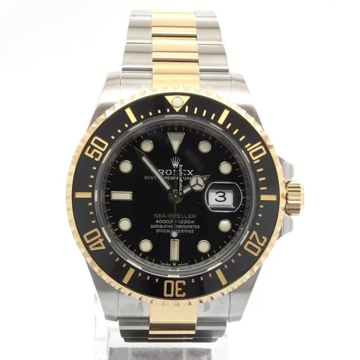 Pleasing Fake Rolex Sea-dweller 126603 Automatic Movement 43mm Gold/steel Case Watch - Image 2