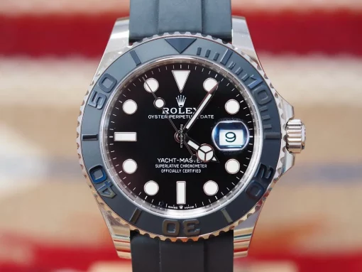 Beautiful Replica Rolex Yacht-master 42 226659 Caliber 3235 Automatic Movement 42mm White Gold Case Mens/unisex Watch - Image 4