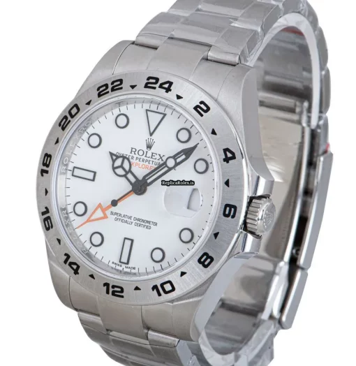 Distinctive Fake Rolex Explorer II 216570 Automatic Movement 42mm Steel Case Mens/unisex Watch - Image 2