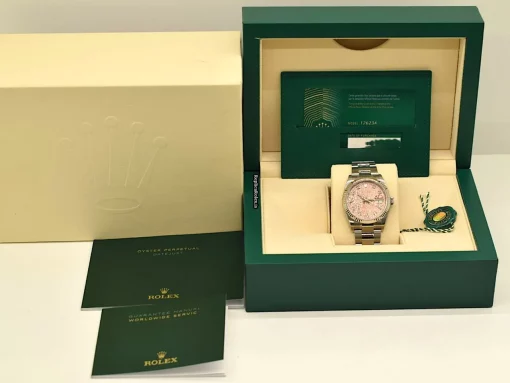 Offering Fake Rolex Datejust 126234 Caliber 3235 Automatic Movement 36mm Steel Case Mens/unisex Watch - Image 7