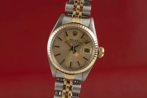 Remarkable Fake Rolex Lady-datejust 6917 Caliber 2030 Automatic Movement 26mm Gold/steel Case Womens Watch