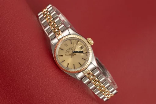 Remarkable Fake Rolex Lady-datejust 6917 Caliber 2030 Automatic Movement 26mm Gold/steel Case Womens Watch - Image 3