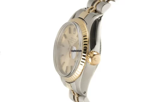 Remarkable Fake Rolex Lady-datejust 6917 Caliber 2030 Automatic Movement 26mm Gold/steel Case Womens Watch - Image 5