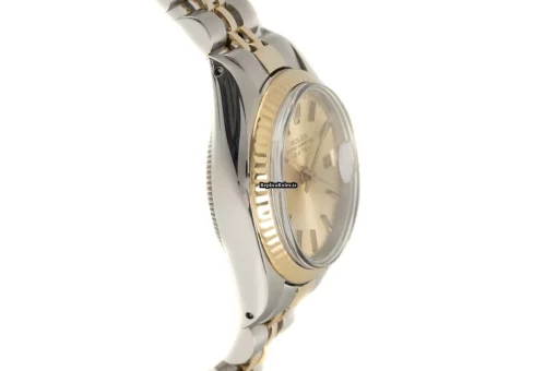 Remarkable Fake Rolex Lady-datejust 6917 Caliber 2030 Automatic Movement 26mm Gold/steel Case Womens Watch - Image 6