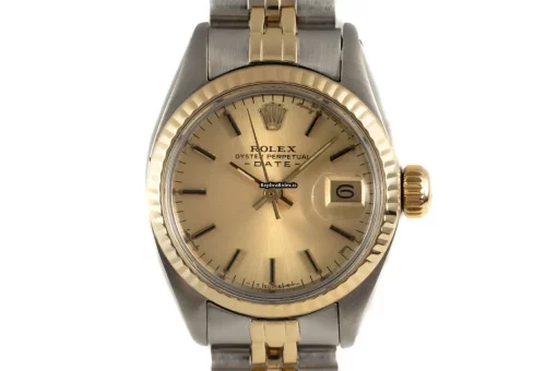 Remarkable Fake Rolex Lady-datejust 6917 Caliber 2030 Automatic Movement 26mm Gold/steel Case Womens Watch - Image 7