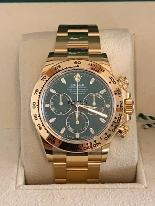 Fine Knockoff Rolex Daytona 116508 Caliber 4130 Automatic Movement 40mm Yellow Gold Case Mens/unisex Watch - Image 7