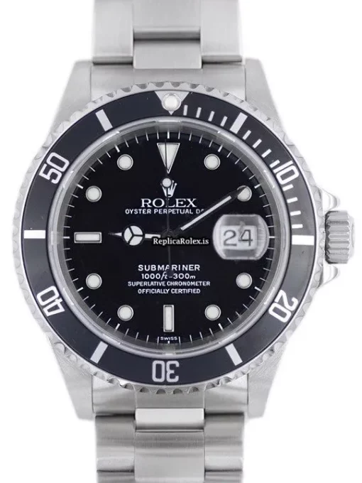 Defect Replica Rolex Submariner Date 16610 Automatic Movement 40mm Steel Case Watch
