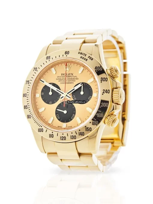 Inexpensive Fake Rolex Daytona 116528 Caliber 4130 Automatic Movement 40mm Yellow Gold Case Mens/unisex Watch