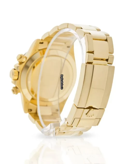Inexpensive Fake Rolex Daytona 116528 Caliber 4130 Automatic Movement 40mm Yellow Gold Case Mens/unisex Watch - Image 4
