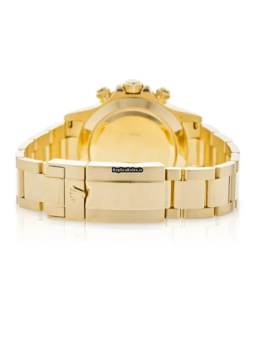Inexpensive Fake Rolex Daytona 116528 Caliber 4130 Automatic Movement 40mm Yellow Gold Case Mens/unisex Watch - Image 5