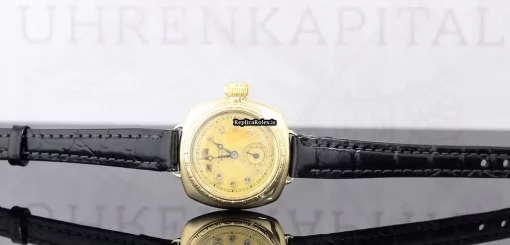 Trustworthy Imitation Rolex Oyster Perpetual 1336 Kaliber Manual Winding Movement 26mm Yellow Gold Case Womens Watch - Image 12
