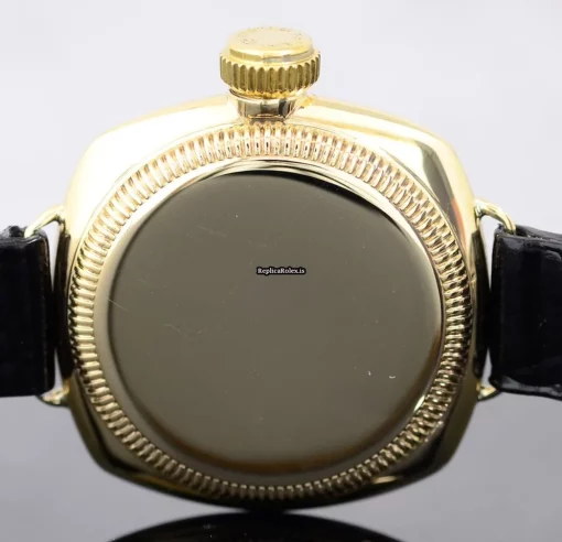 Trustworthy Imitation Rolex Oyster Perpetual 1336 Kaliber Manual Winding Movement 26mm Yellow Gold Case Womens Watch - Image 15
