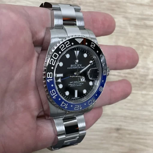 Swiss Replica Rolex Gmt-master II 116710blnr Caliber 3186 Automatic Movement 40mm Steel Case Mens/unisex Watch - Image 11