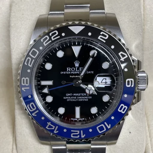 Swiss Replica Rolex Gmt-master II 116710blnr Caliber 3186 Automatic Movement 40mm Steel Case Mens/unisex Watch - Image 4