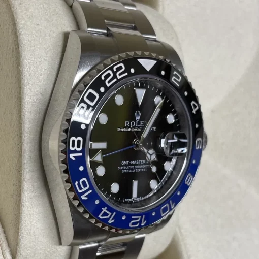 Swiss Replica Rolex Gmt-master II 116710blnr Caliber 3186 Automatic Movement 40mm Steel Case Mens/unisex Watch - Image 5