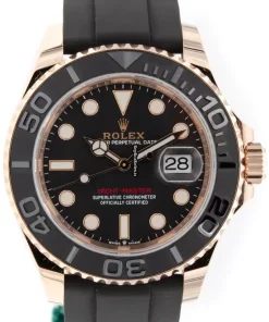 1:1 Replica Rolex Yacht-master 40 126655 Caliber 3235 Automatic Movement 40mm Rose Gold Case Mens/unisex Watch
