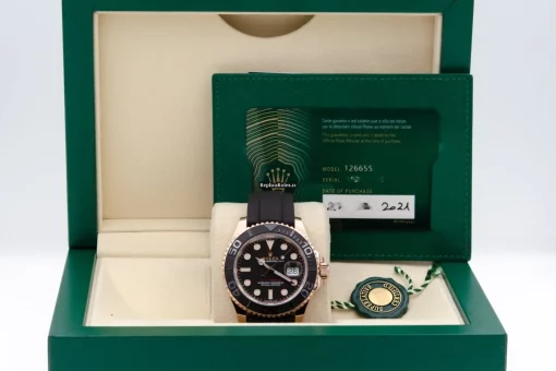 1:1 Replica Rolex Yacht-master 40 126655 Caliber 3235 Automatic Movement 40mm Rose Gold Case Mens/unisex Watch - Image 7