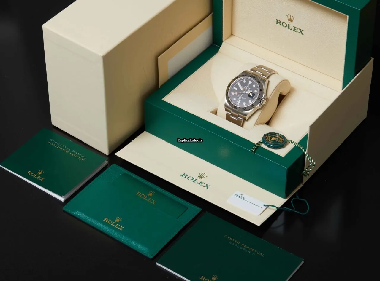 Great Fake Rolex Explorer II 216570 Caliber 3187 Automatic Movement 42mm Steel Case Mens/unisex Watch - Image 6