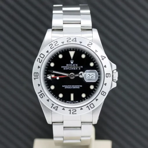 Fabulous Clone Rolex Explorer II 16570 Caliber 3185 Automatic Movement 40x47,2mm Steel Case Mens/unisex Watch - Image 2