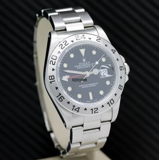 Fabulous Clone Rolex Explorer II 16570 Caliber 3185 Automatic Movement 40x47,2mm Steel Case Mens/unisex Watch - Image 7