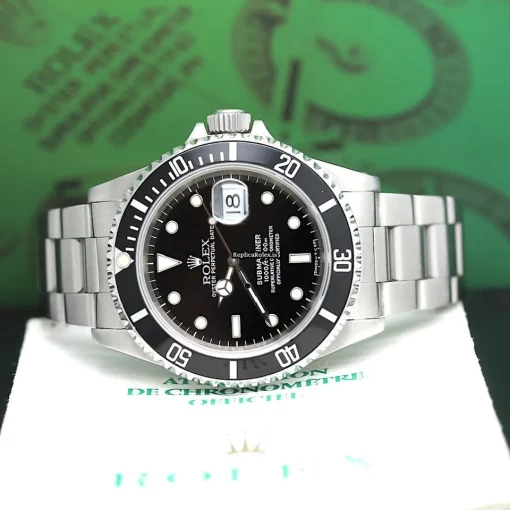 Epic Replica Rolex Submariner Date 16610 Caliber 3135 Automatic Movement 40mm Steel Case Mens/unisex Watch
