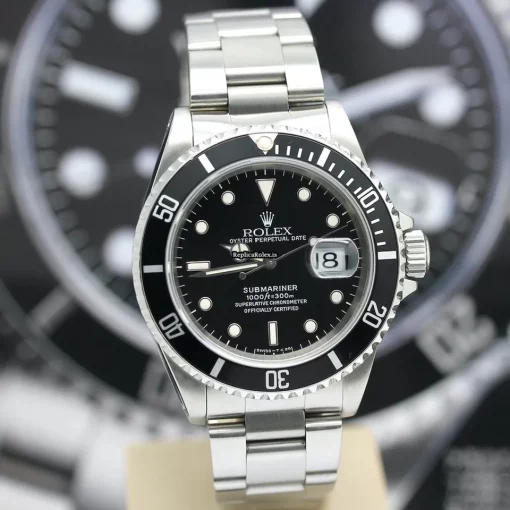 Epic Replica Rolex Submariner Date 16610 Caliber 3135 Automatic Movement 40mm Steel Case Mens/unisex Watch - Image 7