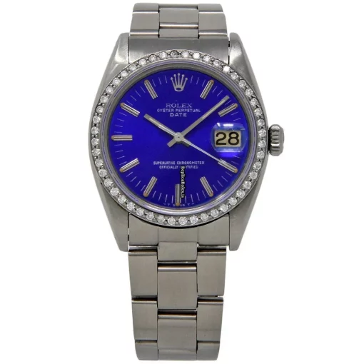 Stylish Replica Rolex Oyster Perpetual Date 1501 Automatic Movement 34mm Steel Case Womens Watch - Image 2