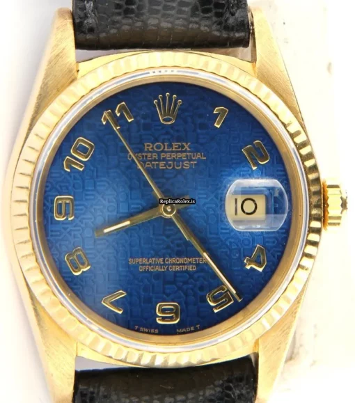 Marvellous Clone Rolex Datejust 16238 Caliber 3135 Automatic Movement 36mm Yellow Gold Case Mens/unisex Watch - Image 4