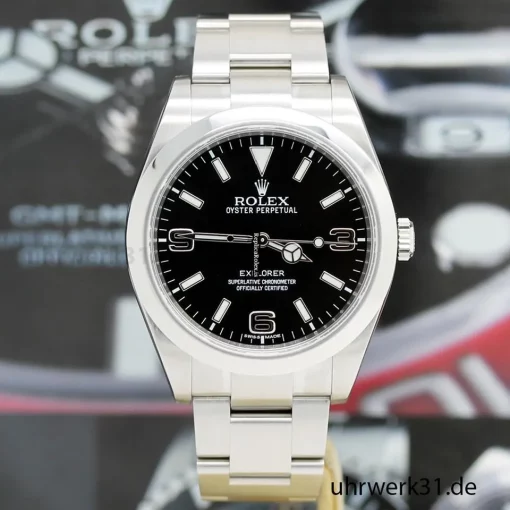 Good Imitation Rolex Explorer 214270 Caliber 3132 Automatic Movement 39x47,4mm Steel Case Mens/unisex Watch - Image 2