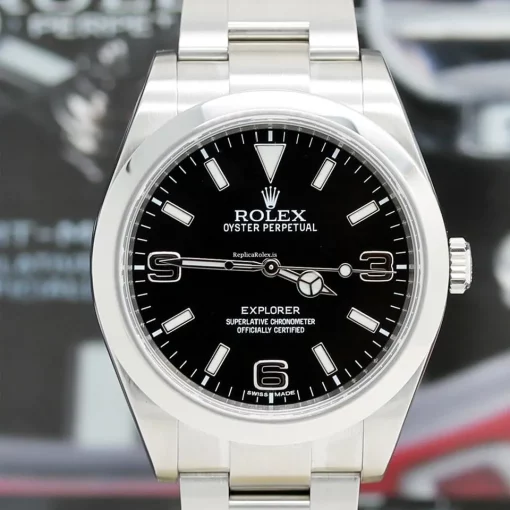 Good Imitation Rolex Explorer 214270 Caliber 3132 Automatic Movement 39x47,4mm Steel Case Mens/unisex Watch - Image 4