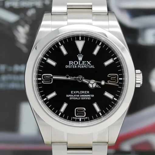 Good Imitation Rolex Explorer 214270 Caliber 3132 Automatic Movement 39x47,4mm Steel Case Mens/unisex Watch - Image 5