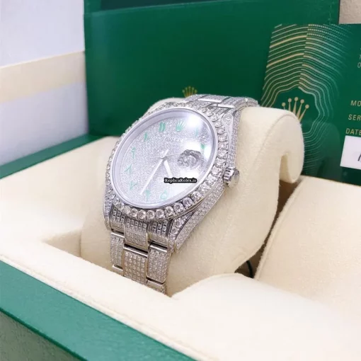 Amazing Replica Rolex Datejust 126300 Caliber 3235 Automatic Movement 41x48mm Steel Case Mens/unisex Watch - Image 5