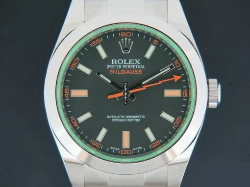 1:1 Copy Rolex Milgauss 116400gv Automatic Movement 40mm Steel Case Mens/unisex Watch - Image 2