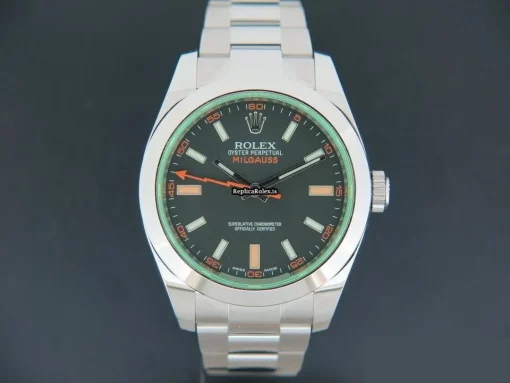 1:1 Copy Rolex Milgauss 116400gv Automatic Movement 40mm Steel Case Mens/unisex Watch - Image 3